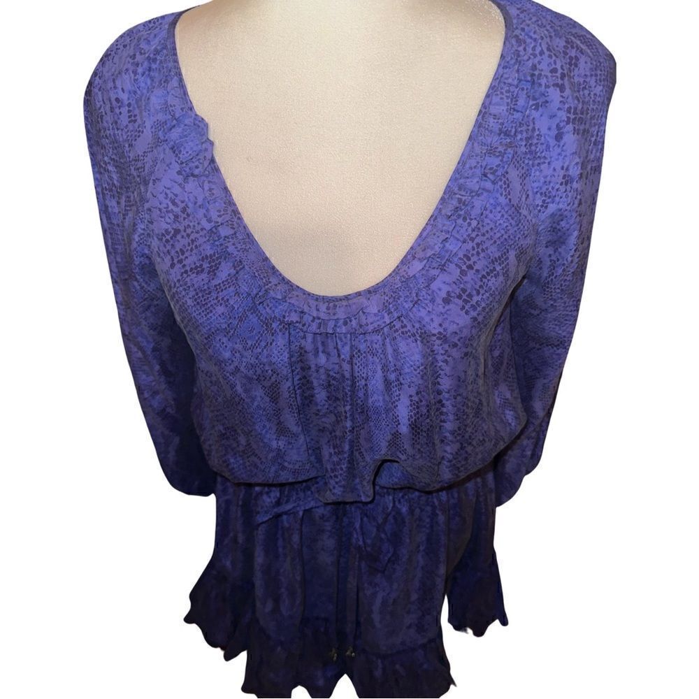 Rebecca Taylor Python Print Dress Size 2 - Picture 3 of 7